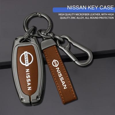 Car Key Chain Metal 360 Degree Rotating Buckle For Murano Navara Qashqai X-trail Patrol NV200 Note Frontier Accessories