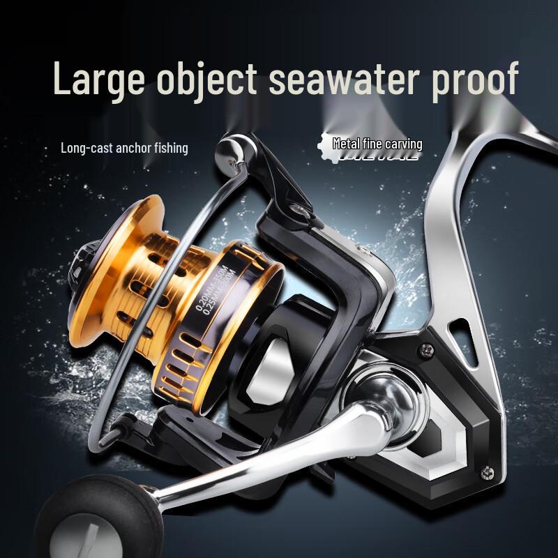 HISTAR Full Metal Gapless Anti-Seawater Spinning Fishing Reel