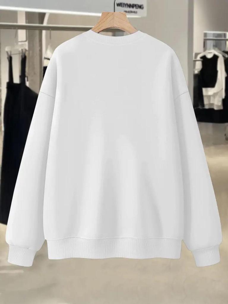 Women's Casual Cross-Border Long Sleeve Round Neck Sweatshirt