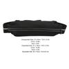 Sports Waist Bag with Headphone Hole Waterproof Reflective Strip Waist Pouch Adjustable Elastic Band Black
