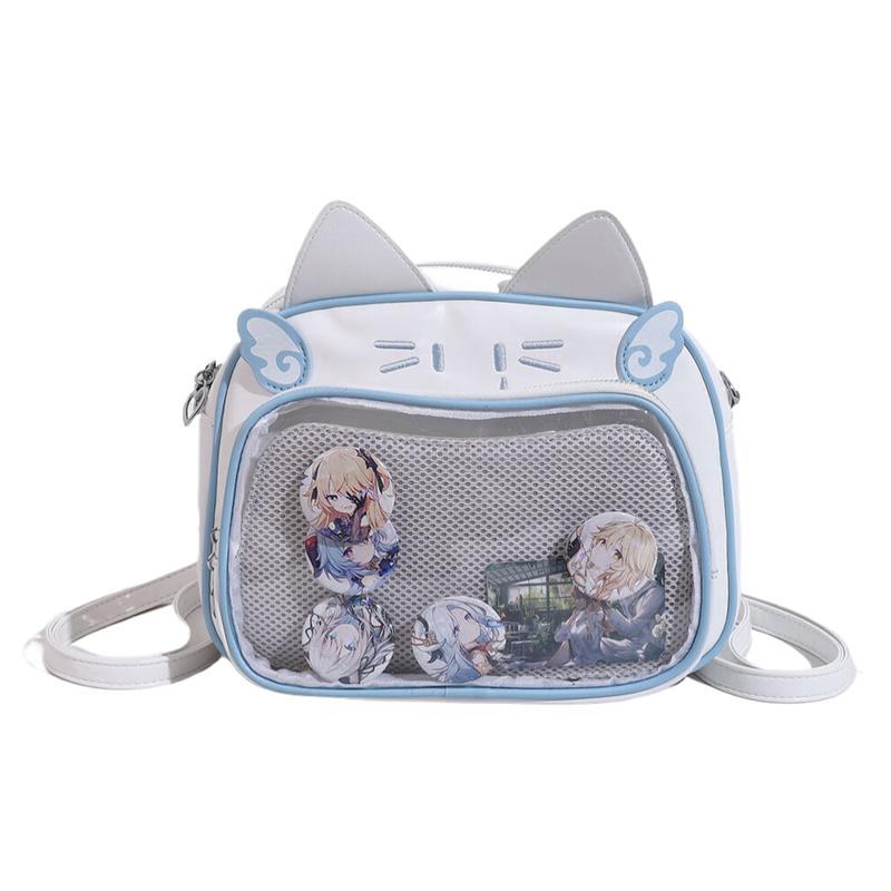 Japanese Kawaii Ita Bag for Women New Transparent Backpack Large Capacity School Bag for JK Students