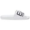 Emporio Armani Sandali a ciabatta a punta aperta senza chiusura anti-odore Calzature unisex Bianco XCP001-XCC22-00001