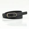 Black Womens Versatile Pu Belt For Jeans Trendy And Practical Accessory Students For