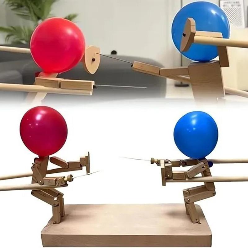 Double Battle Poke Balloon Toy Head Parent-child Interactive Toy Handmade