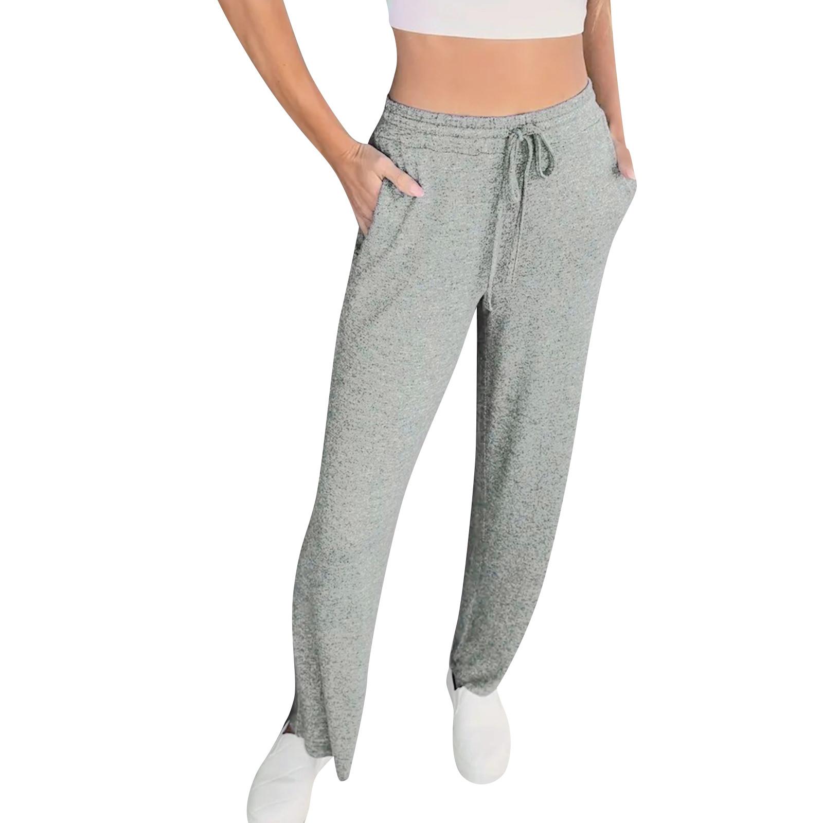 

Женские повседневные брюки с высокой талией и карманами