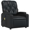 VidaXL Reclining Massage Armchair Black Faux Leather 372510