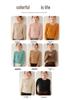 Women's Cashmere Ribbed Pullover Sweater – Round Neck with Buttons and Pockets, Autumn/Winter Collection