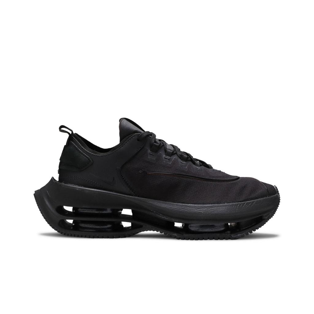 Nike Womens Zoom Double Stacked 'Triple Black' (women's sizes) Black / Black / Dark Smoke Grey / Black Running Shoes CZ2909 001