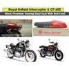 Royal Enfield "Gt & Interceptor Premium Touring Dual Seat With Red Cowl"