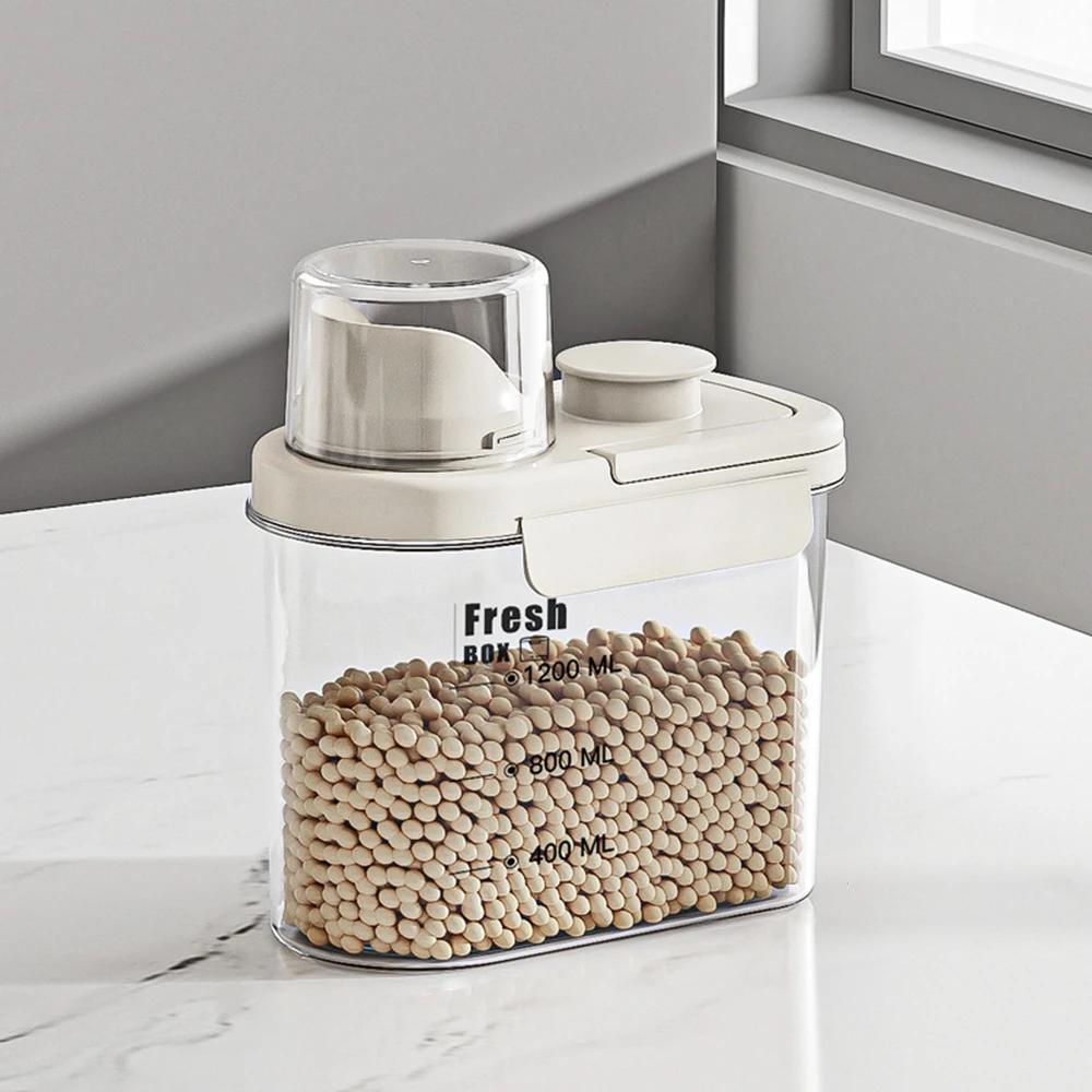 Large Capacity Household Kitchen Grain Storage Tank, Flour Bucket, Insect Proof And Moisture-Proof Rice Bucket, Sealed Storage