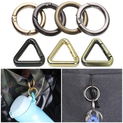 Camping-Karabiner Snap-Haken Clip Tasche Gürtelschnalle Karabiner Geldbörsen Handtaschen Feder-O-Ring Schnallen