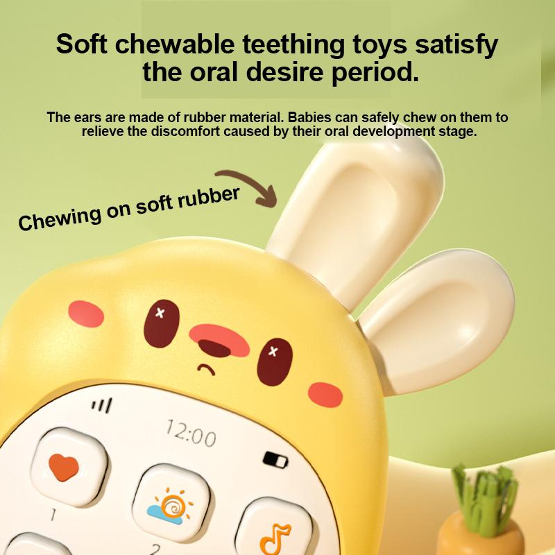 Children's Music Phone Toy for Early Education Bilingual Enlightenment Intellectual Development Suitable for 6-12 Years Old