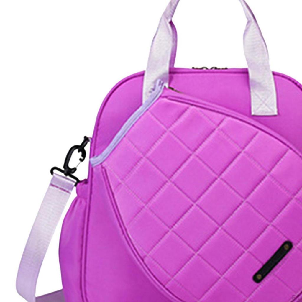 Tennis Racket Bag Crossbody Large with Removable Adjustable Shoulder Strap for Men Women Tote