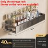 Gunmetal Wall Mount Bathroom Shelf With Antidrill Design For Shower And Toilet Storage