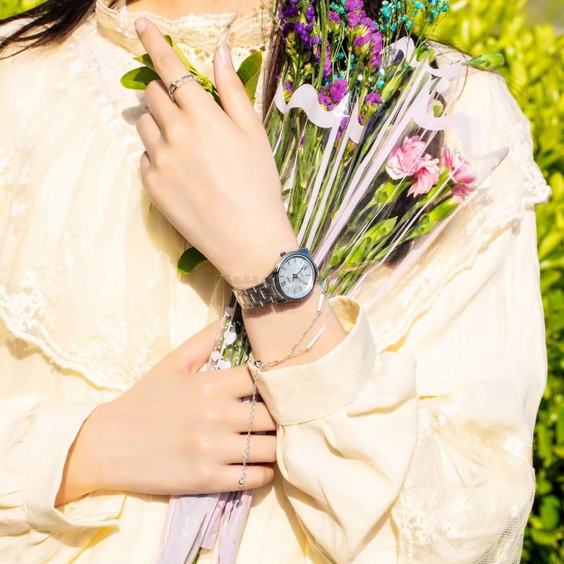 Casio STANDARD series classic pointer series fashionable business simple casual versatile quartz movement stainless steel strap Japanese LTP-V005D-7A