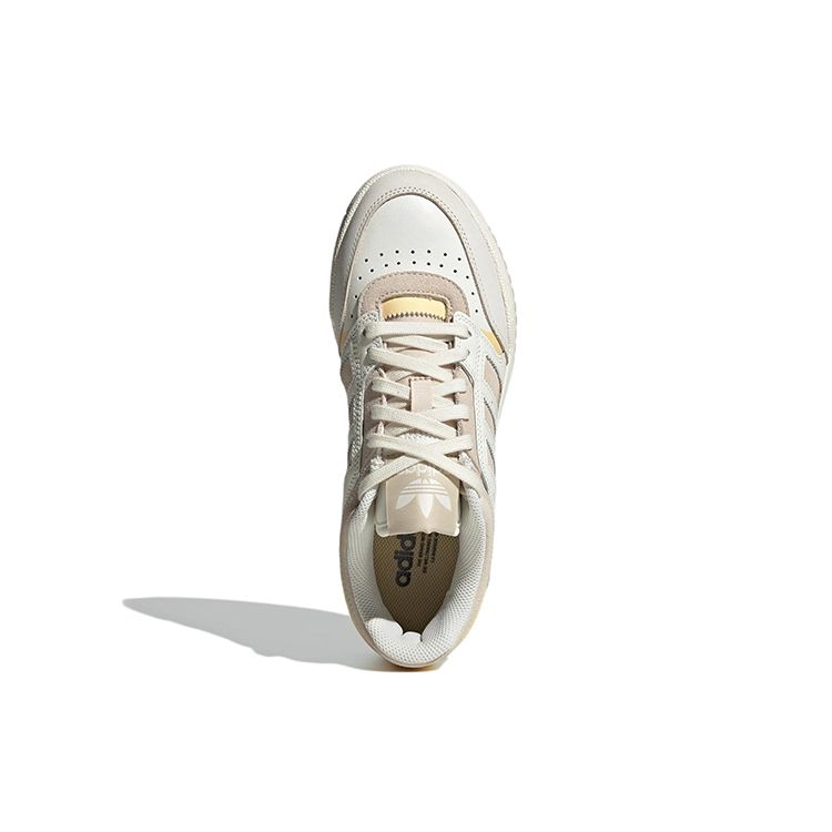 Adidas Originals Drop Step Leather Suede Non-Slip Durable Low-Top Skate Shoes Women Sneaker Off-White GW9737