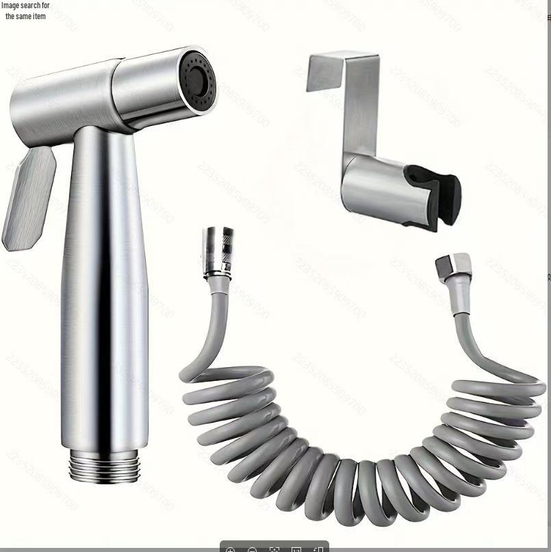 Dual Angle Valve Bidet with High-Pressure Spray Gun for Bathroom & Toilet