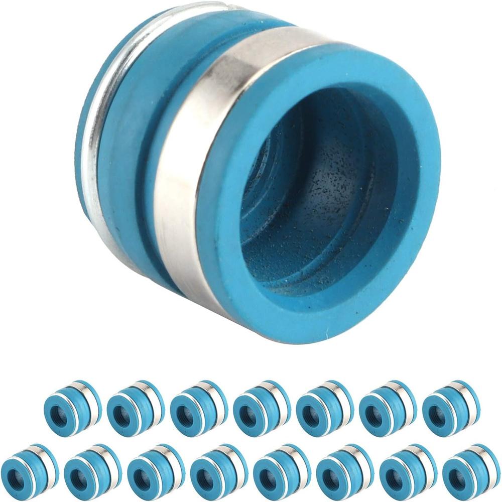 16 Pcs Fit For SBC BBC SBF BBF 11/32" X .500" Valve Stem Oil Seals Set