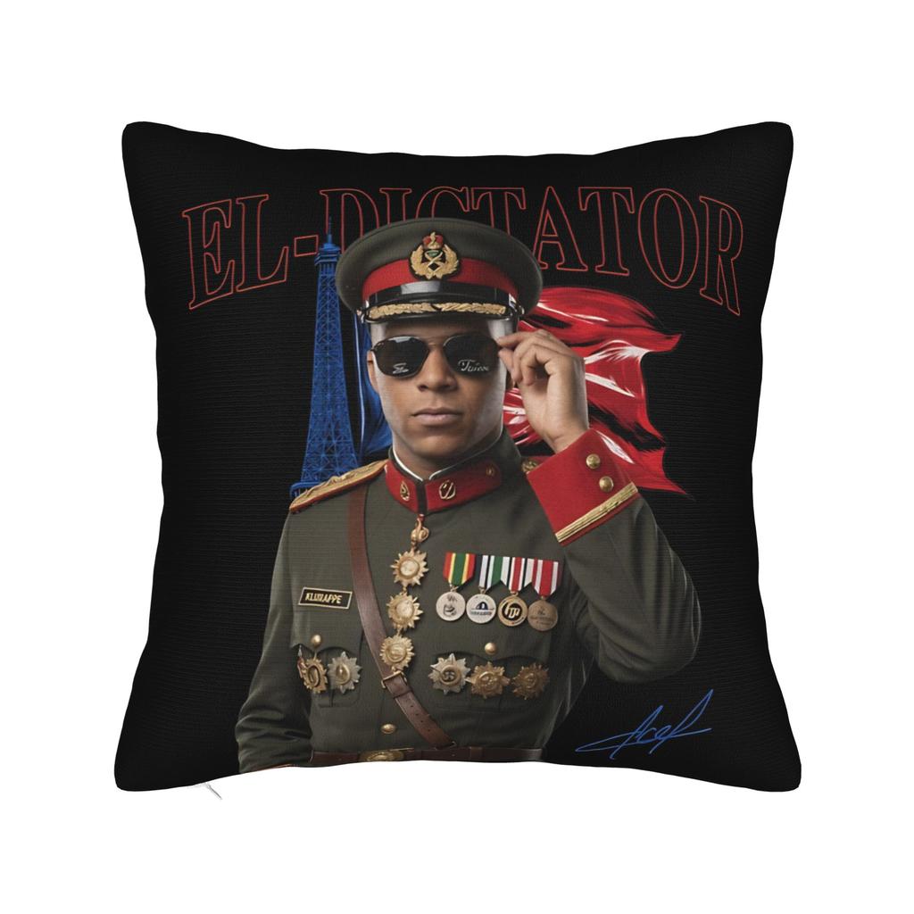 MMbappes Meme Soccer  Square Pillowcases Polyester Sofa  Cushion Cover Creative Home Decoration Throw Pillow Case