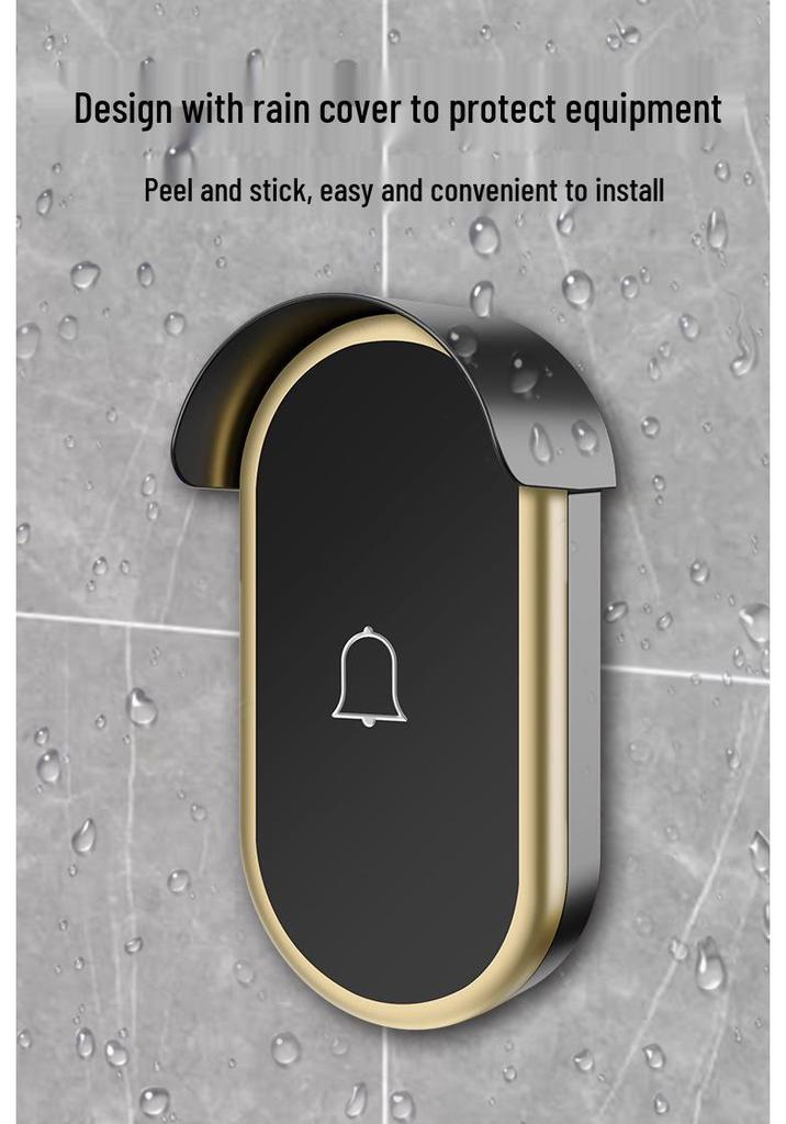 Wireless Long-Distance Smart Doorbell with Waterproof Electronic Pager