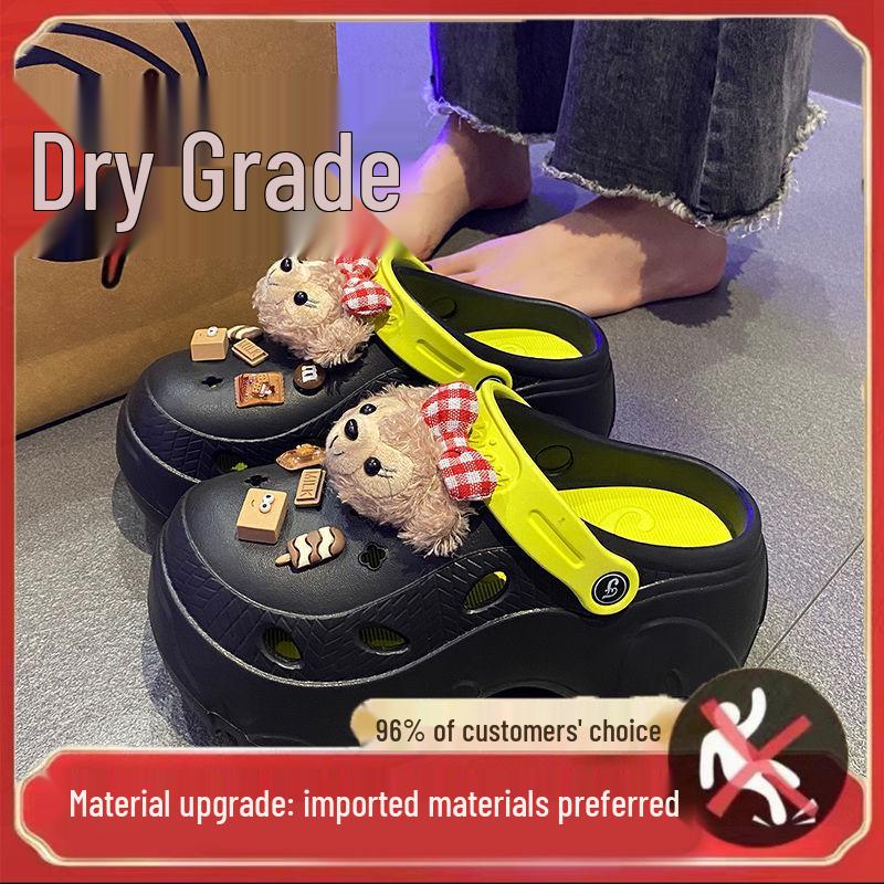 Baotou Women's Height-Increasing Non-Slip Thick-Soled Summer Slippers