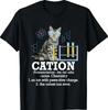 Cation - Funny Chemistry Humor Science Teacher Cat Pun T-Shirt