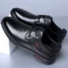 FashionFashion Leather Casual Loafers for Men Spring Autumn Soft-soled Black Men's Driving Shoes New Designer Business Dress Shoes Male