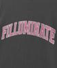 FILLUMINATE Two-Tone Arch Logo T-Shirt - Charcoal