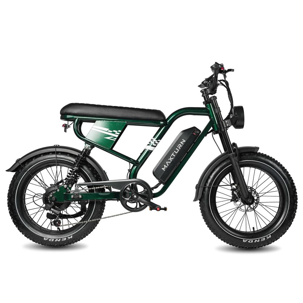 Bicicleta Elétrica Maxtron MX10 Motor 250W Pneu Gordo 20" Suspensão Total Bicicleta Elétrica para Adultos Velocidade Máxima 25Km/h Display LED 48V 13.5Ah