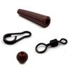 MNFT 5M Camouflage Braided Carp Line Weed Effect Rigs 25 35 45Lb Carp Hair Rig Imitates Nature Weed Wire Fishing Tackle Line