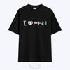 Wideusseom Love Format I Love Paris T-Shirt (Type A)