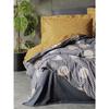 Parure de lit - 1 housse de couette 220 x 240 cm + 2 taies d'oreiller 60 x 60 cm - 100% coton renforcé - Gris