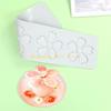 KX4B 5 st Blommönster Spetsmatta Fondant Präglare Bakningsdekorationsformar