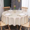 Table Cloth Round Pu Waterproof Antifouling Oil -Proof Wedding Tablecloth For Table Print With Lace Table Cover For Dining Table