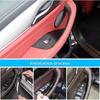 Door Interior Inner Handle Pull Trim Fits For 2018-2024 BMW G01 G02 X3 X4 Carbon