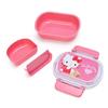 Sanrio (SANRIO) Sanrio Lunch Box for Children 360ml Antibacterial Microwave/Dishwasher/Dish Dryer Safe Includes Name Sticker Made In Japan Hello
