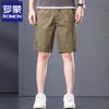Luomeng Men's 100% Cotton Casual Shorts
