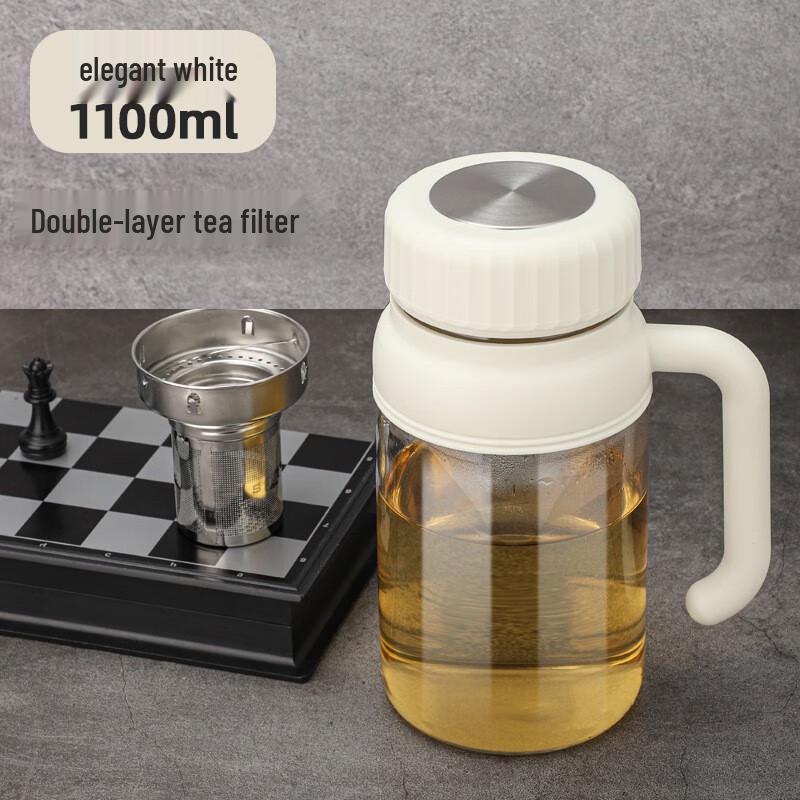 Shangqi High Borosilicate Portable Tea Infuser Glass Bottle