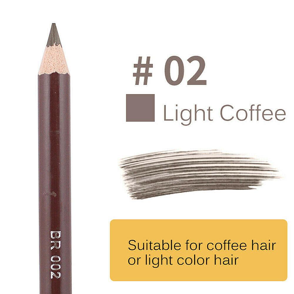 

Водостойкий карандаш для бровей 2 в 1 с леопардовым принтом, долговечный инструмент для макияжа с кистью 2