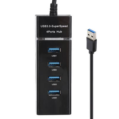 1 To 4 USB 3.0 HUB Male To Female USB Extender Adapter Cable Splitter for PC Laptop