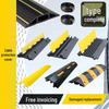 PVC Cable Trunking Rubber Speed Bump - Anti-Stepping, Pressure-Resistant Cover for Indoor/Outdoor Cable Protection and Crossing.
