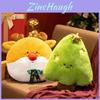 Christmas Snowman Cushion With Padded And Splicing For Seasonal Comfort