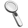 8X Rechargeable Magnifying Glass with Light 21Led 3 Mode Magnifying Glass for Kids Seniors Reading Black White