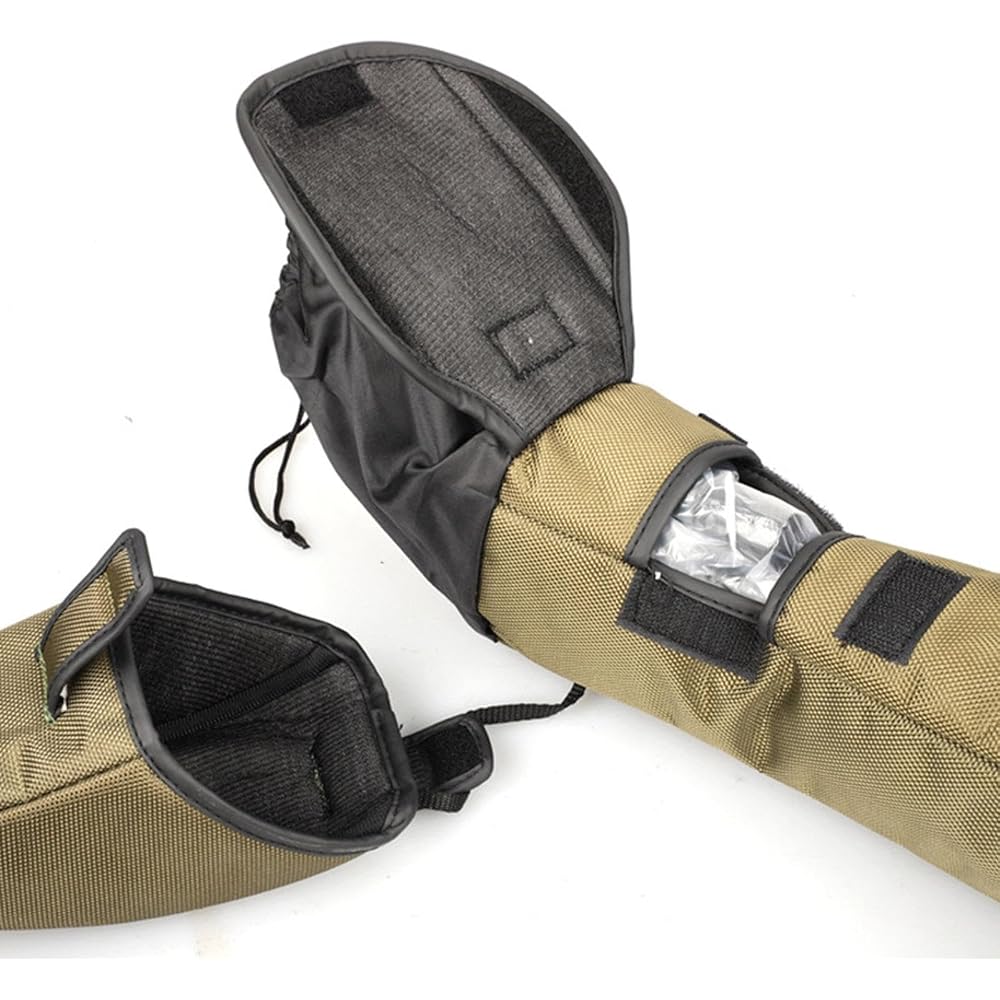 Telescope Case - Spotting Scope Storage Cover - Portable Telescope Storage Bag, Shock-Absorbing Telescope Accessory Bag, 100mm Aperture. Refer To Desc