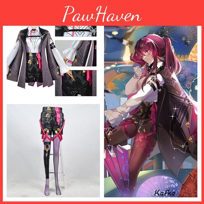 Honkai Star Rail Kafka Cosplay Costume Full Set For Women, Polyester Fabric Xs-xxxl