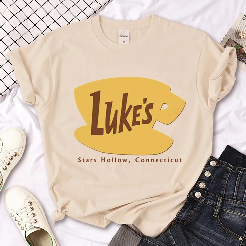 Gilmore Girls T-shirts Women Manga Graphic Harajuku Tee Girl Japanese Clothes Summer T-Shirts Fashion Short Sleeve Tops