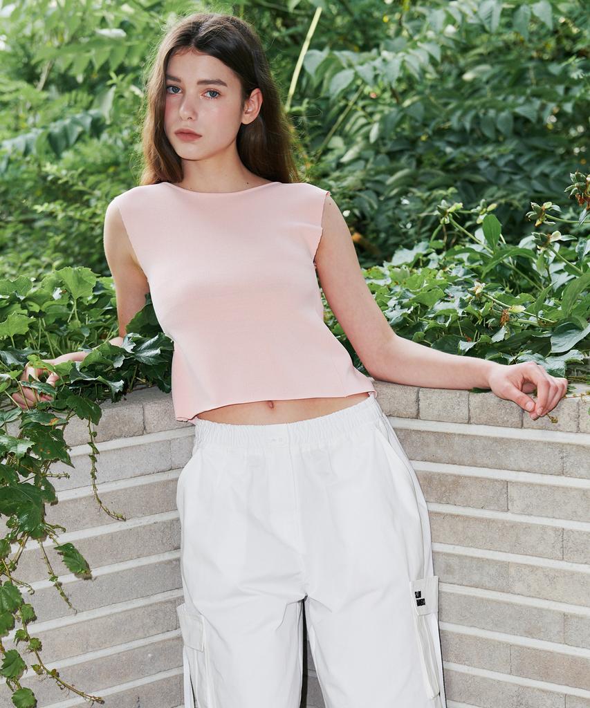 SLLOW GARMENTS Ribbon Cargo Shorts - White