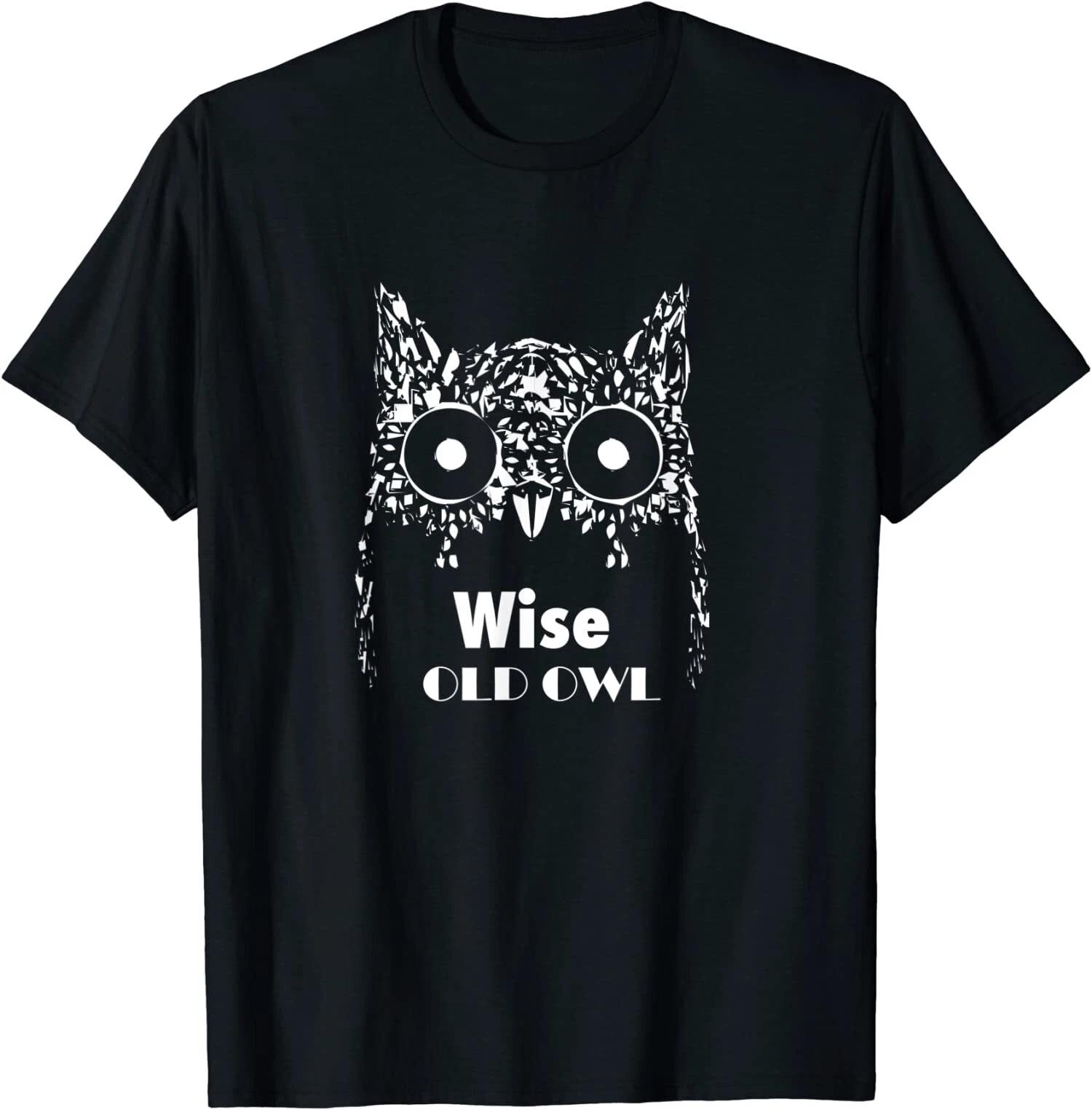Men s and Women s T-shirts NEW LIMITED Owl Lover Old Owl Cool Design Premium Great Gift Idea T-Shirt S-3XL M