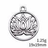 Flower Bud Charms Mini Floral Pendant Alloy Metal Leaf Findings Elegant Plant Jewelry Making Supplies For