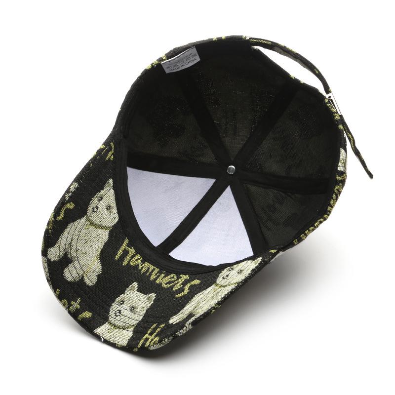 Módní výšivka Baseballová čepice Letní Venkovní nastavitelné hip-hopové čepice Bone Snapback Klobouk